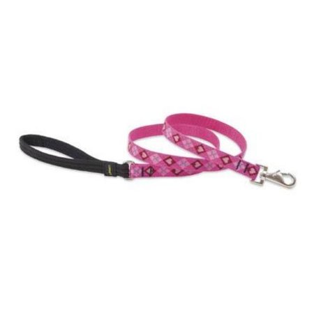 LUPINE PET Lupine 14209 .75 in. Puppy Love 6 ft. Padded Handle Dog Leash 14209